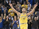 Stephen Curry in action for Golden State Warriors on October 24, 2018
