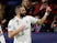 Karim Benzema celebrates scoring the opener during the Champions League group game between Viktoria Plzen and Real Madrid on November 7, 2018