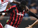 Tiemoue Bakayoko in action for Milan in the Europa League on October 4, 2018