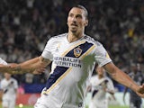 Zlatan Ibrahimovic in action for LA Galaxy on September 30, 2018