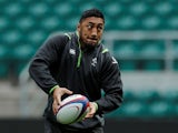 Bundee Aki during an Ireland training session on March 18, 2018