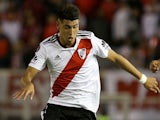 Exequiel Palacios in action for River Plate on October 24, 2018
