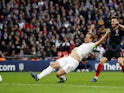 Harry Kane scores the winner during the Nations League group game between England and Croatia on November 18, 2018