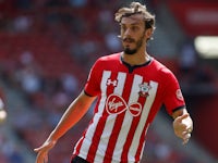Manolo Gabbiadini in action for Southampton on August 4, 2018