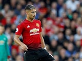 Andreas Pereira in action for Manchester United in August 2018