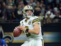 Drew Brees in action for New Orleans Saints on November 18, 2018