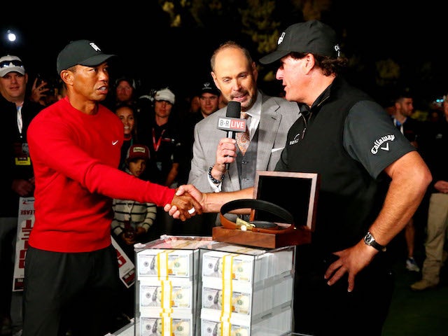 Phil Mickelson defeats Tiger Woods in 22 holes to take £7million prize