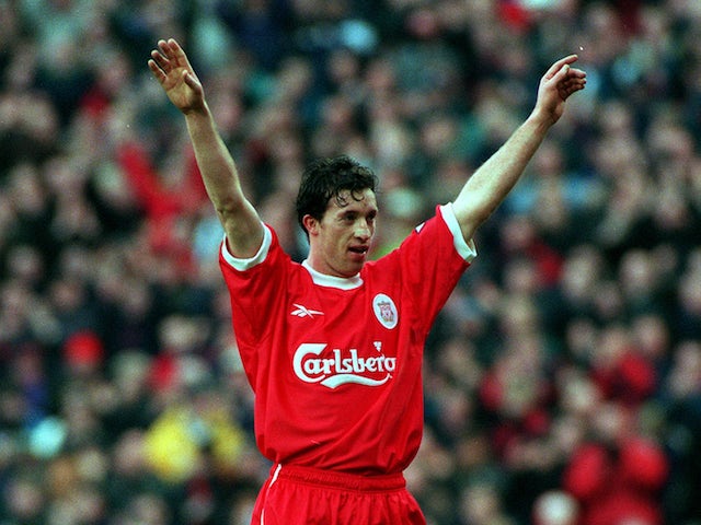 Robbie Fowler para el Liverpool en 1998