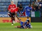 Leicester City's Danny Simpson fouls Southampton's Mario Lemina in the sides' EFL Cup fourth-round tie on November 27, 2018