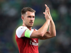 Aaron Ramsey in action for Arsenal in the Europa League on October 25, 2018