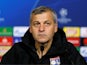 Lyon manager Bruno Genesio ahead of his side's Champions League clash with Manchester City on November 26, 2018