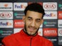 Connor Goldson during a Rangers press conference on November 7, 2018