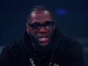 Deontay Wilder at a press conference on October 1, 2018