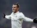 Gareth Bale celebrates scoring for Real Madrid on November 7, 2018