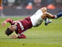 Jack Grealish takes a tumble for Aston Villa on November 25, 2018