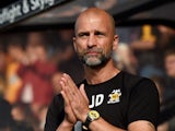 Joe Dunne in charge of Cambridge United on October 13, 2018