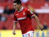 Joe Lolley in action for Nottingham Forest in the EFL Cup on August 29, 2018