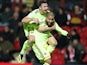 Sheffield United's Leon Clarke celebrates scoring their third goal against Brentford on November 28, 2018