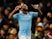 Raheem Sterling celebrates putting his side back ahead during the Premier League game between Manchester City and Bournemouth on December 1, 2018