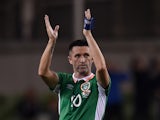 Robbie Keane pictured for Republic of Ireland