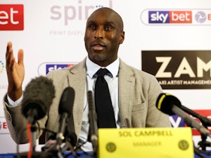 Trio suspended for Sol Campbell's first game in charge of Southend