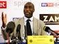 Sol Campbell is unveiled as Macclesfield Town manager on November 29, 2018