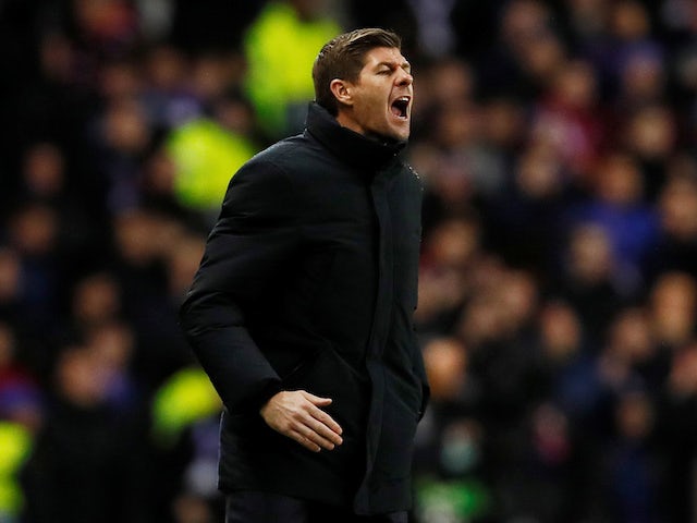 Eighth red card leaves Rangers boss Gerrard concerned