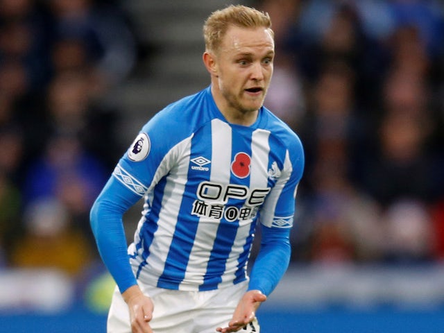 Alex Pritchard in action for Huddersfield Town on November 10, 2018