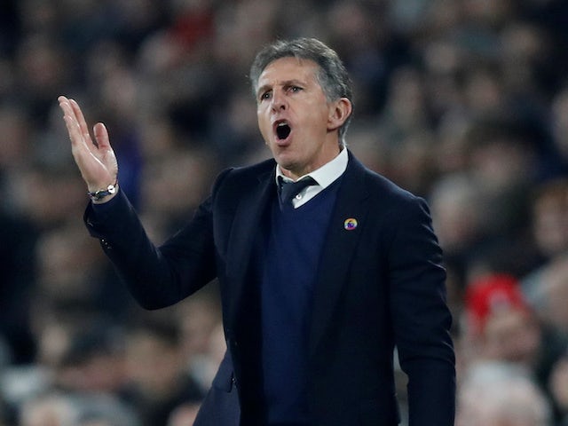 Puel defends selection after Leicester suffer shock exit