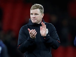 Bournemouth manager Eddie Howe applauds his side on December 4, 2018