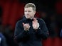 Bournemouth manager Eddie Howe applauds his side on December 4, 2018