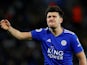 Harry Maguire in action for Leicester City on October 27, 2018