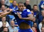 Kenneth Zohore in action for Cardiff City on August 18, 2018