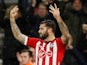 Charlie Austin celebrates scoring late on during the Premier League game between Southampton and Arsenal on December 16, 2018