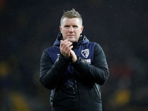 Bournemouth boss Eddie Howe applauds after their defeat at the hands of Wolves on December 15, 2018