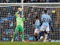 Gabriel Jesus bags his second during the Premier League game between Manchester City and Everton on December 15, 2018
