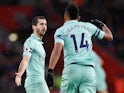 Henrikh Mkhitaryan gets a second equaliser during the Premier League game between Southampton and Arsenal on December 16, 2018