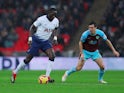 Jack Cork and Moussa Sissoko in action during the Premier League game between Tottenham Hotspur and Burnley on December 15, 2018