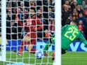 Liverpool's Mohamed Salah opens the scoring against Napoli in the Champions League on December 11, 2018.