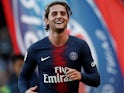 Adrien Rabiot in action for PSG on October 20, 2018