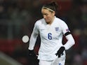 Casey Stoney in action for England in October 2015