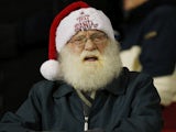 Father Christmas pictured at The Hawthorns in December 2016
