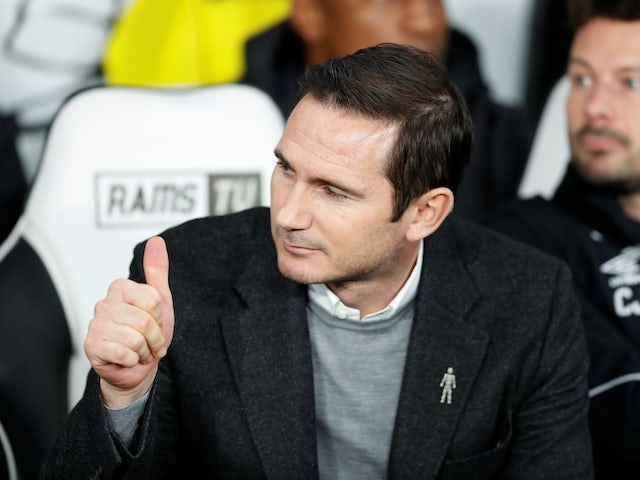 Frank Lampard unhappy with referee as Derby draw with rivals Nottingham Forest