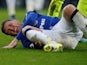 Everton's James McCarthy goes down injured in January 2018