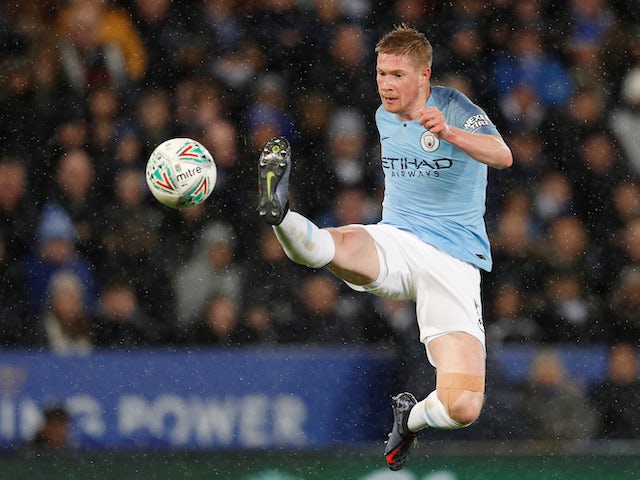 De Bruyne in contention to face Liverpool