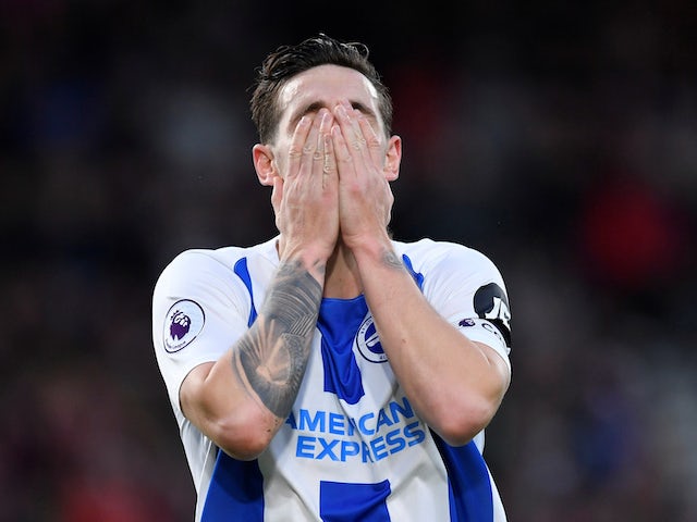 Brighton's Dunk unaware he was on a yellow before seeing red at Bournemouth
