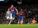 Luka Milivojevic scores Crystal Palace's third goal against Manchester City on December 22, 2018