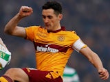 Carl McHugh in action for Motherwell in November 21017