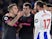 Lucas Digne argues with Glenn Murray on December 29, 2018