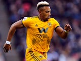 Adama Traore in action for Wolverhampton Wanderers on January 2, 2019